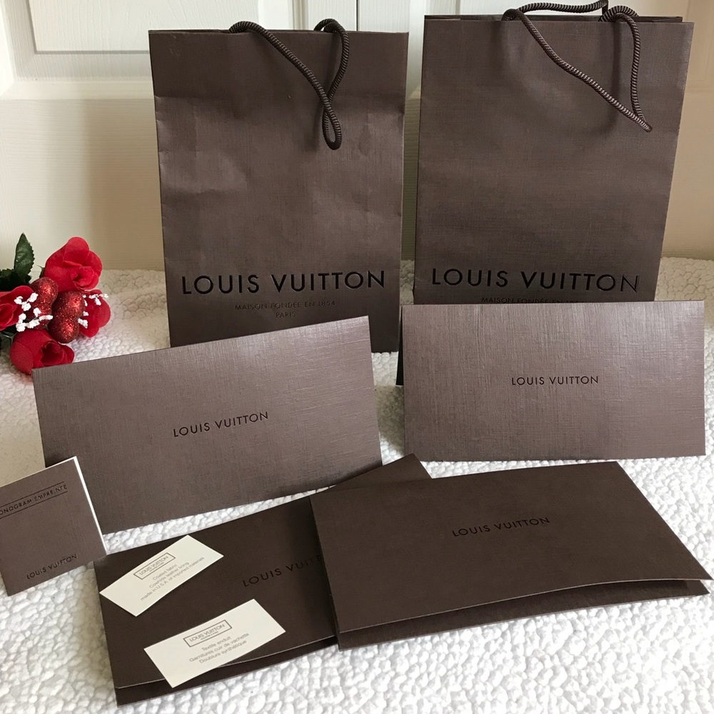 Louis Vuitton shopping bags